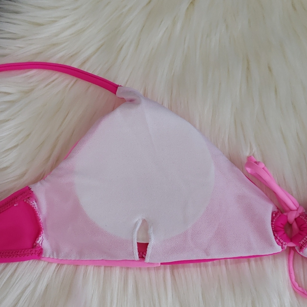 New Sexy Contrast High Cut Leg Bikini Set Swimsuit - Picture 9 of 10